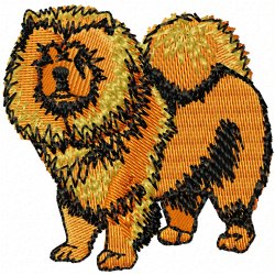 Dogs Embroidery Design 12